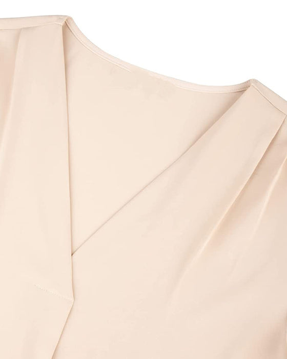 Top mit eleganten Falten