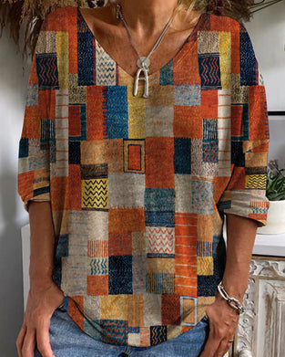 Bunte ethnische Oberteile