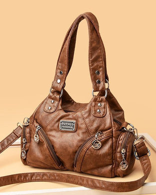 Vintage Umhängetasche aus weichem Leder