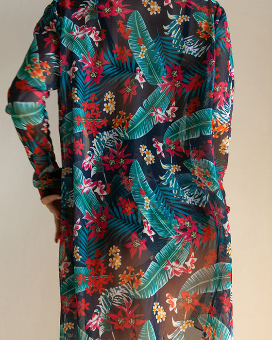 Bikinis und Cover-Ups mit Blumenmuster