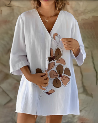 Lockere Oberteile für Frauen mit Aufdruck