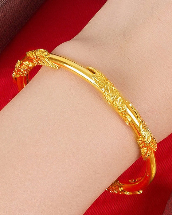 Push-Pull-verstellbares Blumenarmband