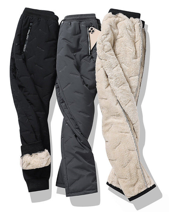 Fleece verdickte lässige warme Jogginghose
