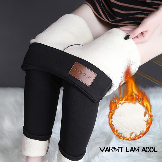 Enge Leggings aus dickem Kaschmir