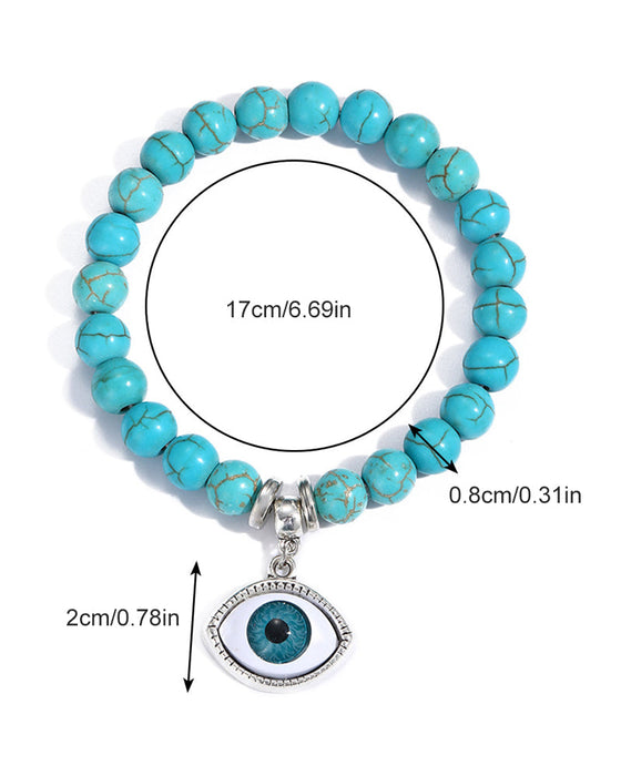 Böhmisches Western-Türkis-Armband für Frauen