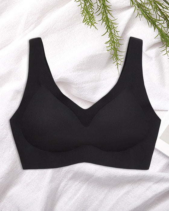 Nahtloser, atmungsaktiver Push-up-BH