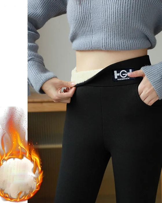 Fleece dicke Oberbekleidung Leggings