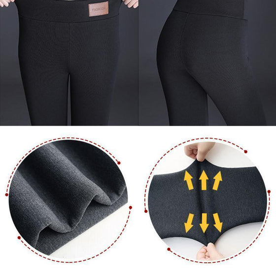 Enge Leggings aus dickem Kaschmir
