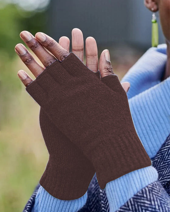 Fingerlose Unisex-Thermohandschuhe