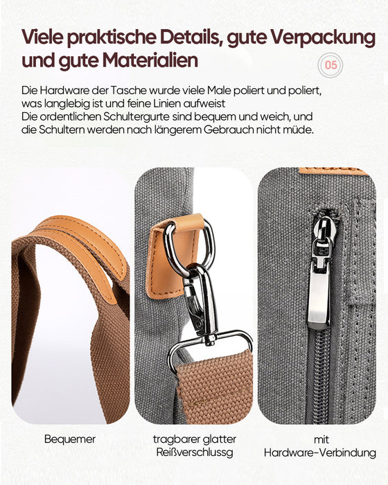 Umhängetasche mit Stauraum