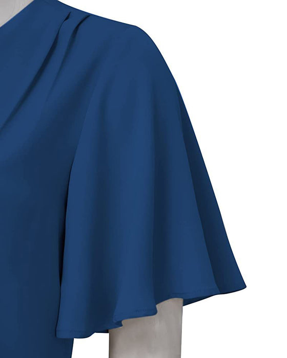 Top mit eleganten Falten