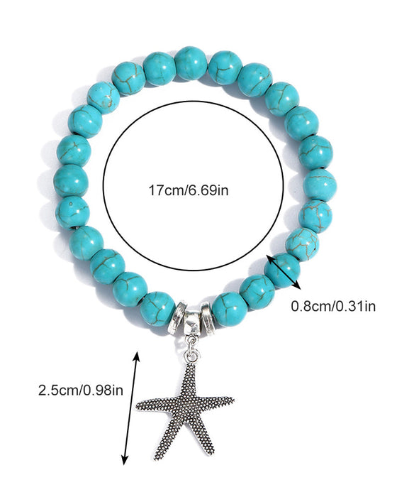 Böhmisches Western-Türkis-Armband für Frauen