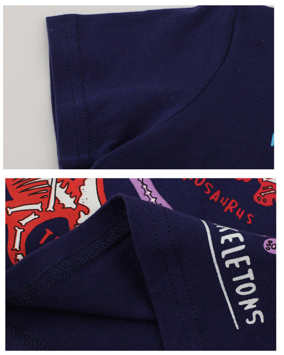 Leuchtendes Kinder-T-Shirt mit Dinosaurier-Aufdruck