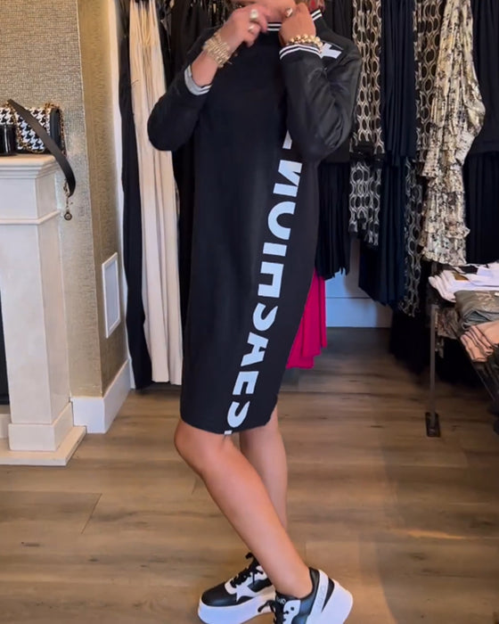 Freizeitkleid mit Buchstabendruck