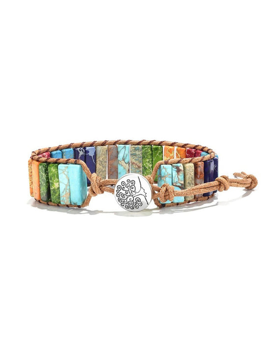 Steinarmband im Boho-Stil