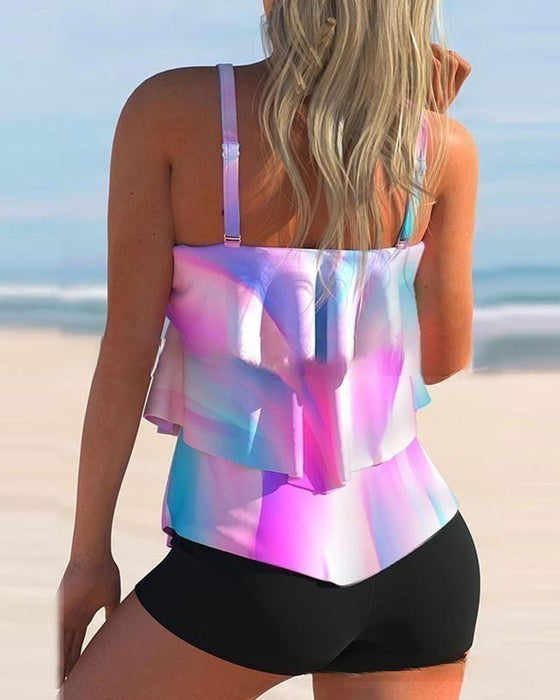 Rock Badeanzug zweiteiliger Bikini
