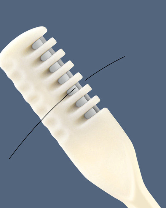 Doppelköpfiges Haarmesser aus Edelstahl