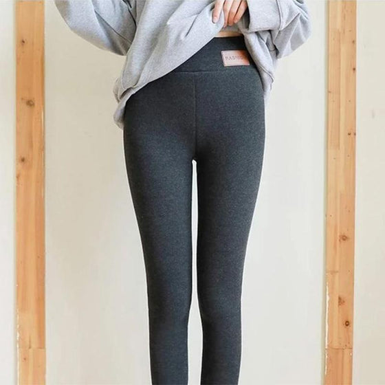 Enge Leggings aus dickem Kaschmir