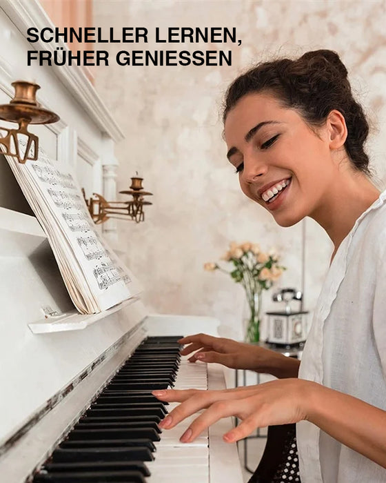 Abnehmbare Klaviertastatur-Notenetiketten