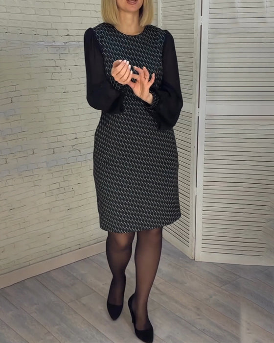 Kleid mit elegantem Stil und Raglanärmeln