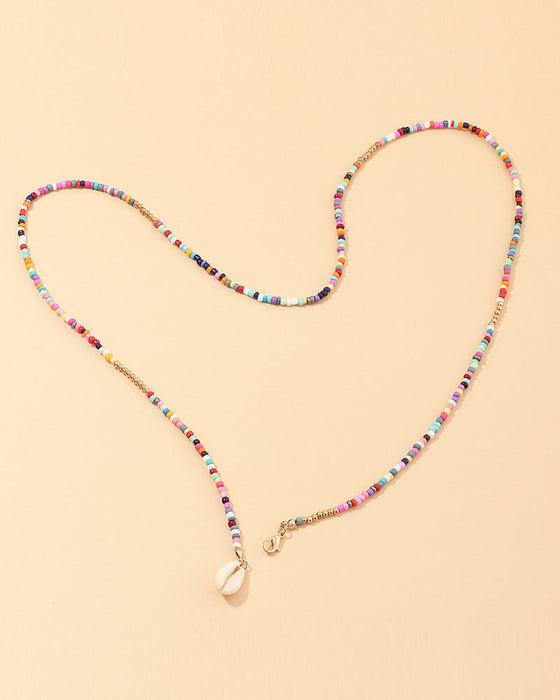 Bunte Muschelkette