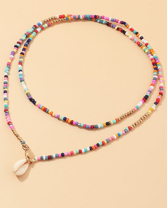Bunte Muschelkette