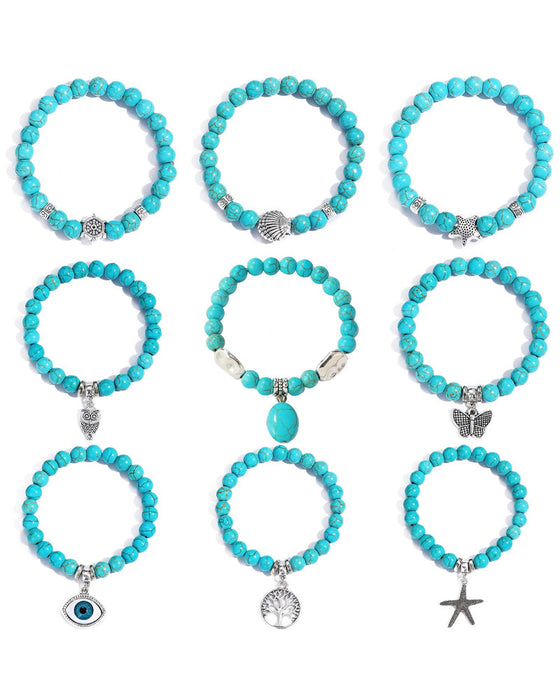 Böhmisches Western-Türkis-Armband für Frauen