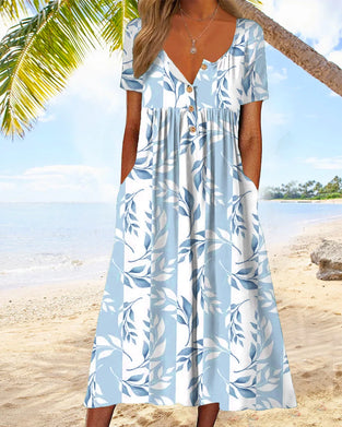 Kleid mit schmaler Passform und kurzen Ärmeln