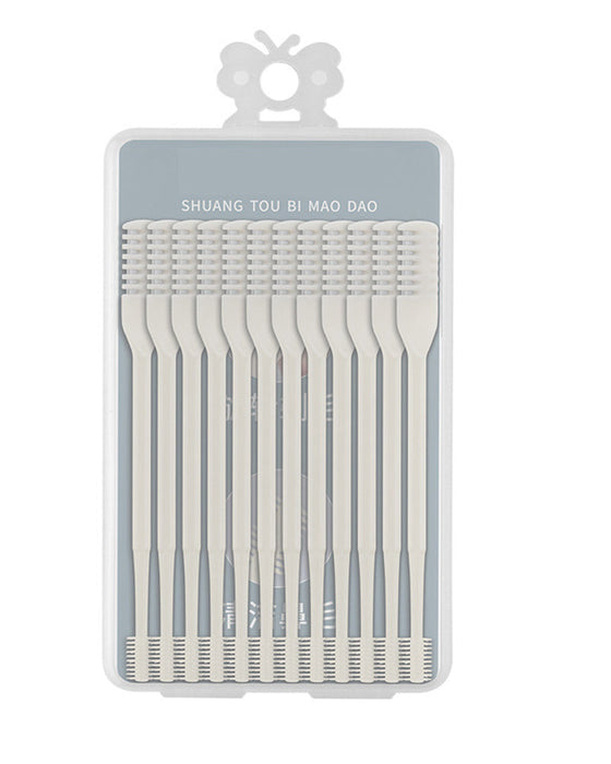 Doppelköpfiges Haarmesser aus Edelstahl